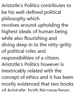 Aristotle’s Politics